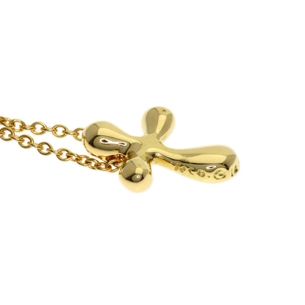 Tiffany & Co Cross Necklace 18k Yellow Gold — view 4