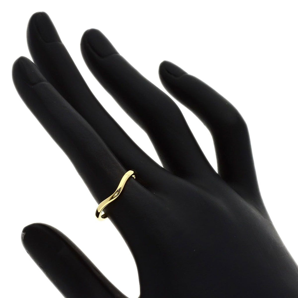 Tiffany & Co Curved Band Ring 18k Yellow Gold — view 6