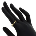 Tiffany & Co Curved Band Ring 18k Yellow Gold — view 6