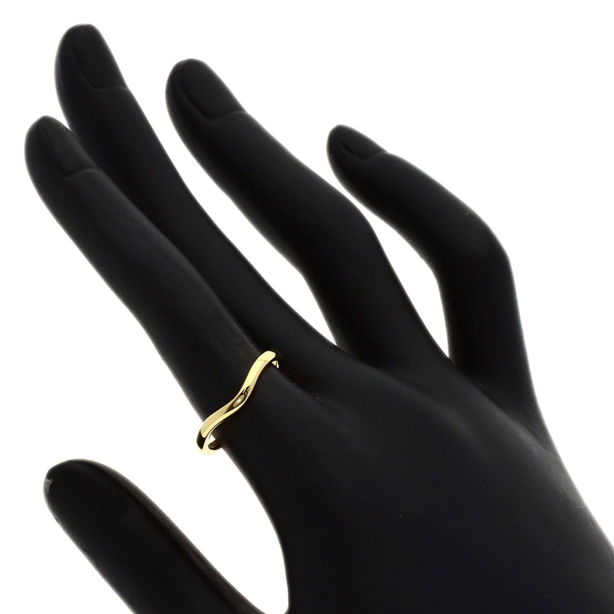 Tiffany & Co Curved Band Ring 18k Yellow Gold — view 6