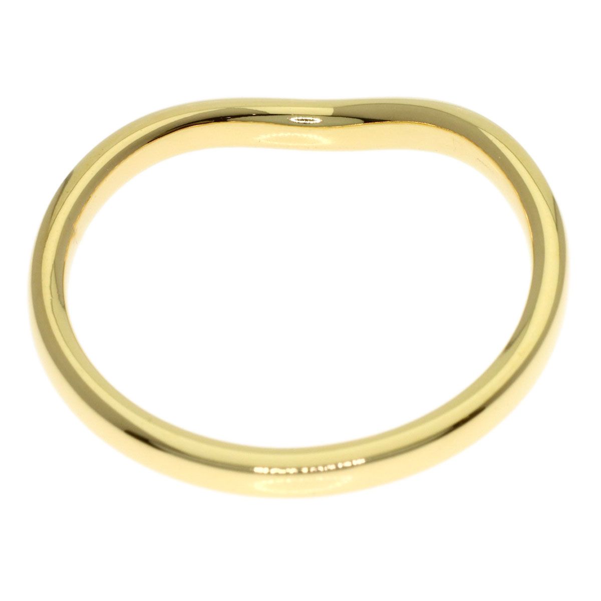 Tiffany & Co Curved Band Ring 18k Yellow Gold — view 4