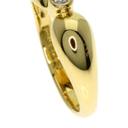 Tiffany & Co Double Teardrop Diamond Ring 18k Yellow Gold — view 7