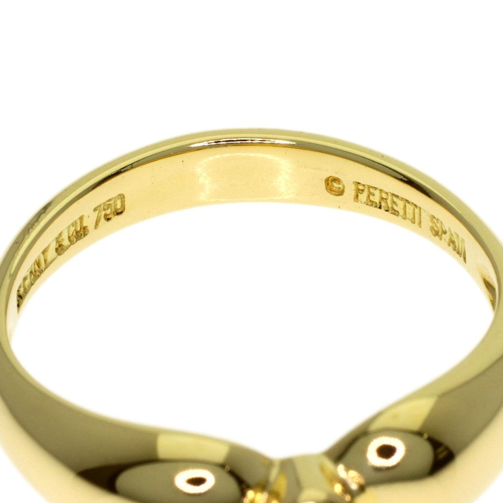 Tiffany & Co Double Teardrop Diamond Ring 18k Yellow Gold — view 5