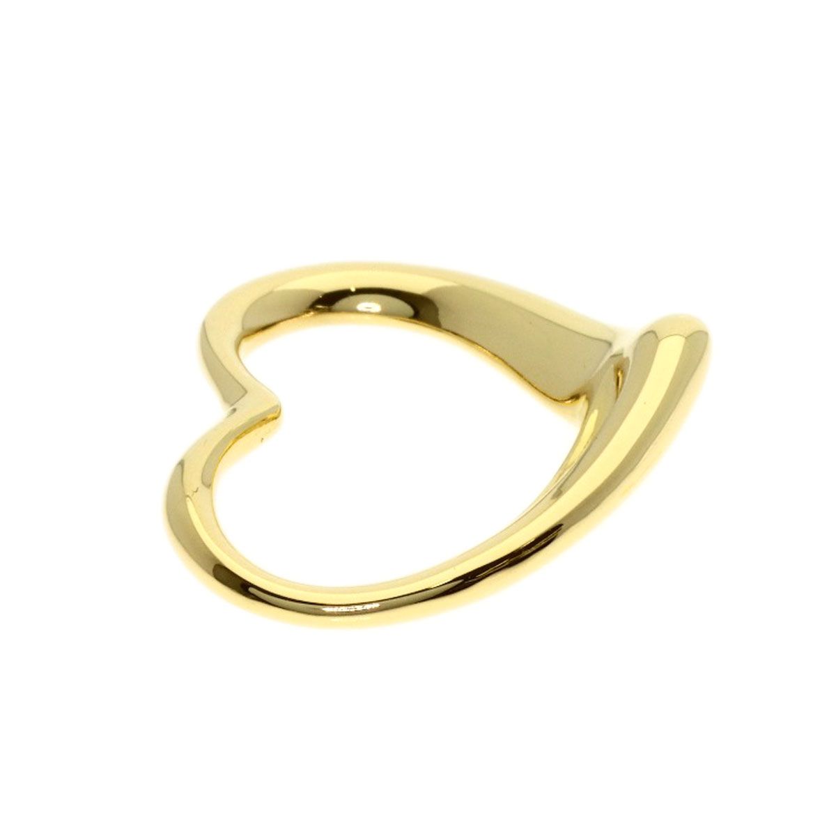 Tiffany & Co Open Heart Pendant 18k Yellow Gold — view 3