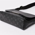 Louis Vuitton Messenger PM Explorer Monogram Black Eclipse Silver — view 8