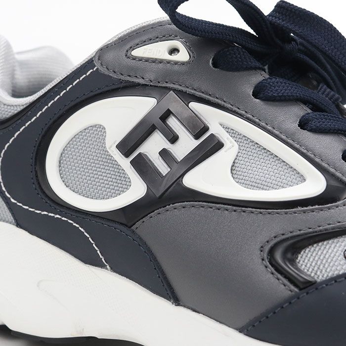 Fendi Sneakers Leather Nylon — view 3