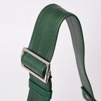Saint Laurent Rive Gauche Leather Hobo Shoulder Bag Tom Ford Era Pleated Green — view 6