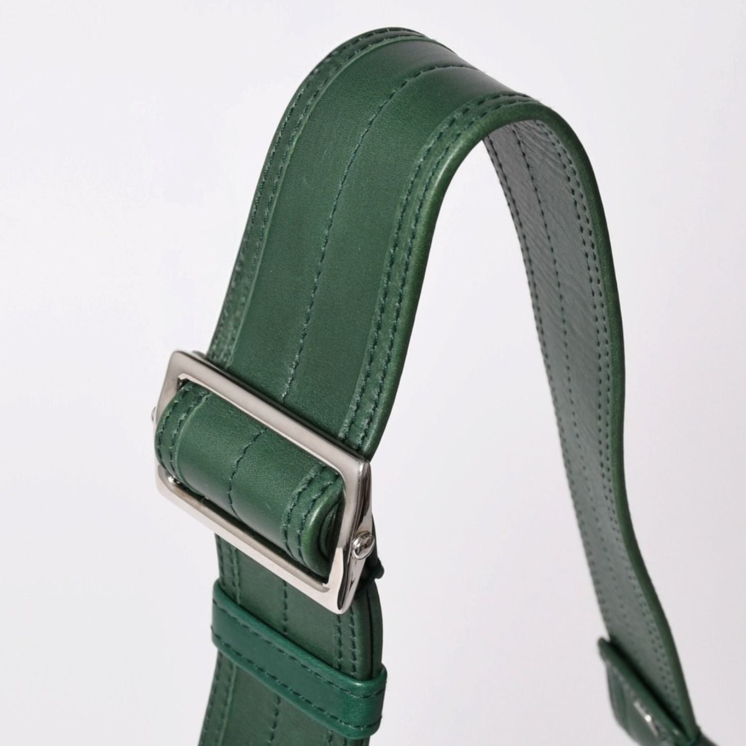 Saint Laurent Rive Gauche Leather Hobo Shoulder Bag Tom Ford Era Pleated Green — view 6