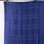 Dior Check Pattern Silk Scarf Navy Vintage — view 3