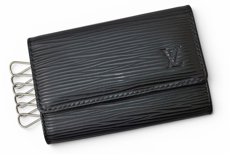 Louis Vuitton Key Case Multicles 6 Epi Noir Black Key Holder — view 2