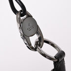 Gucci Guuci Bag GG Canvas Leather Black Silver — view 4
