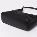 Gucci Guuci Bag GG Canvas Leather Black Silver — view 7