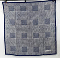 Dior Glen Check Houndstooth Silk Scarf Navy White Vintage