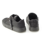 Prada Nylon Studded Belt Fabric Sneakers Black — view 4