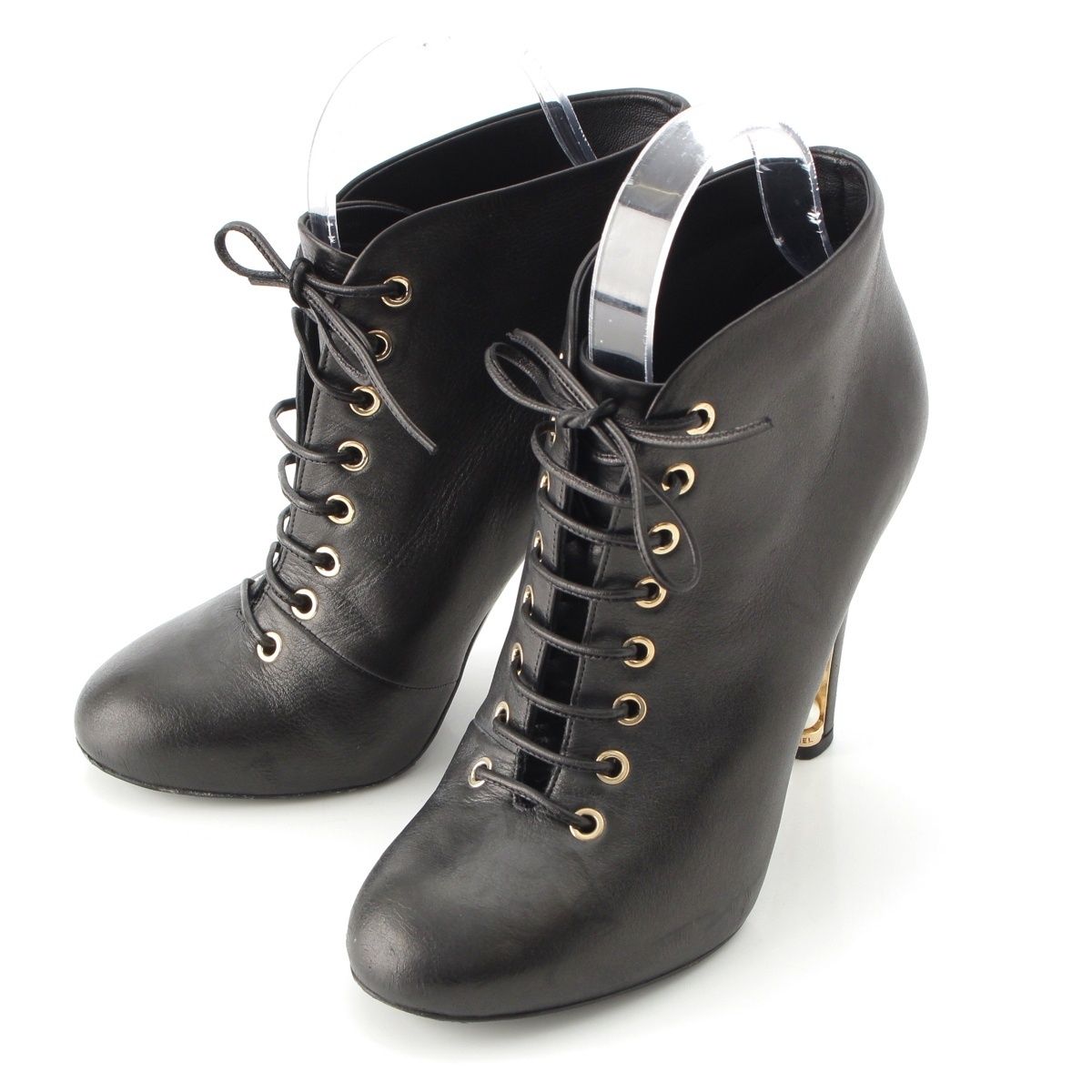 Chanel Boots Gold