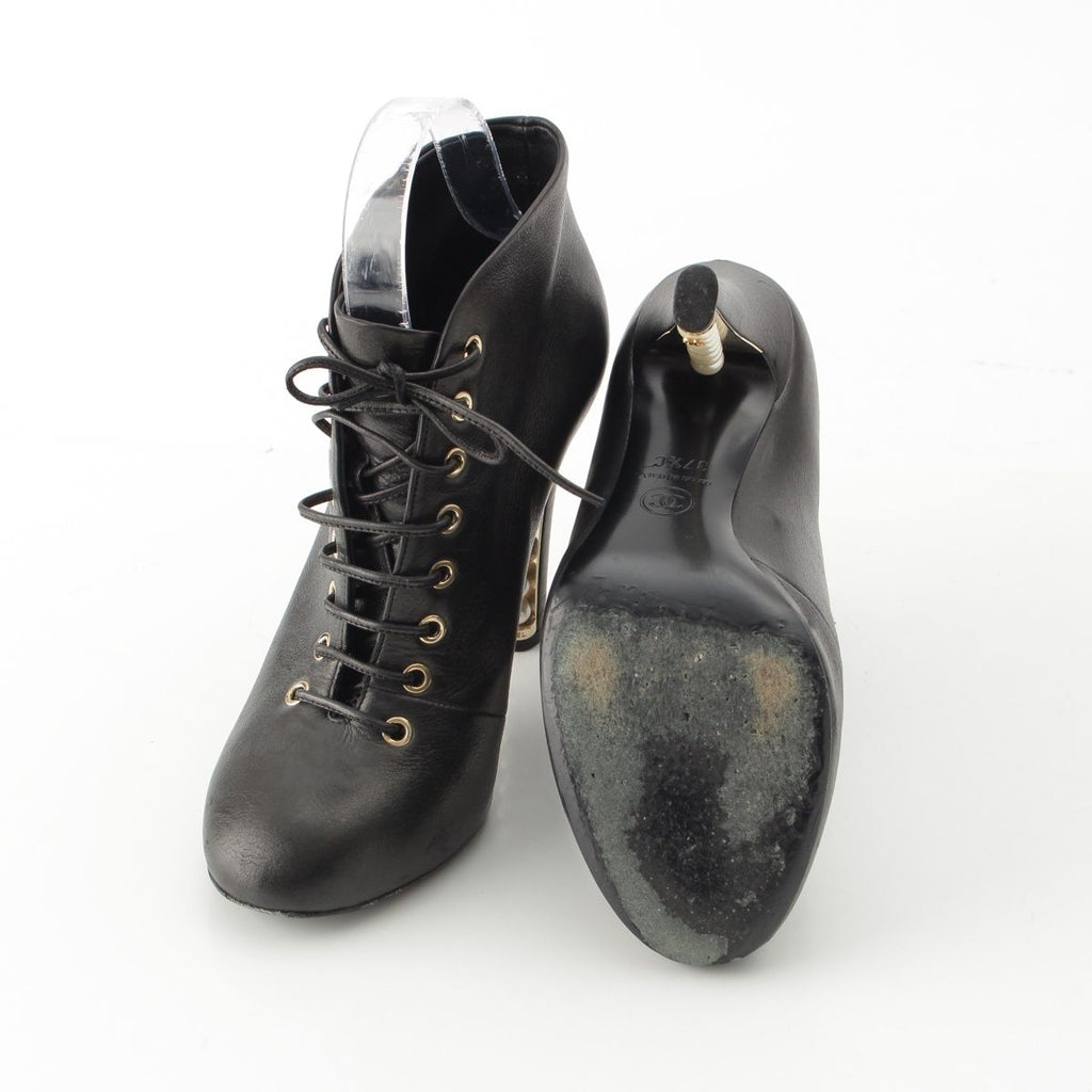 Chanel Boots Gold — view 5