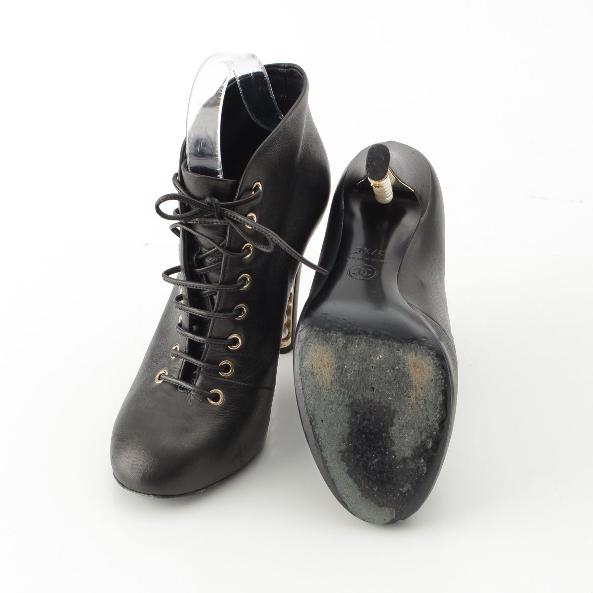 Chanel Boots Gold — view 5