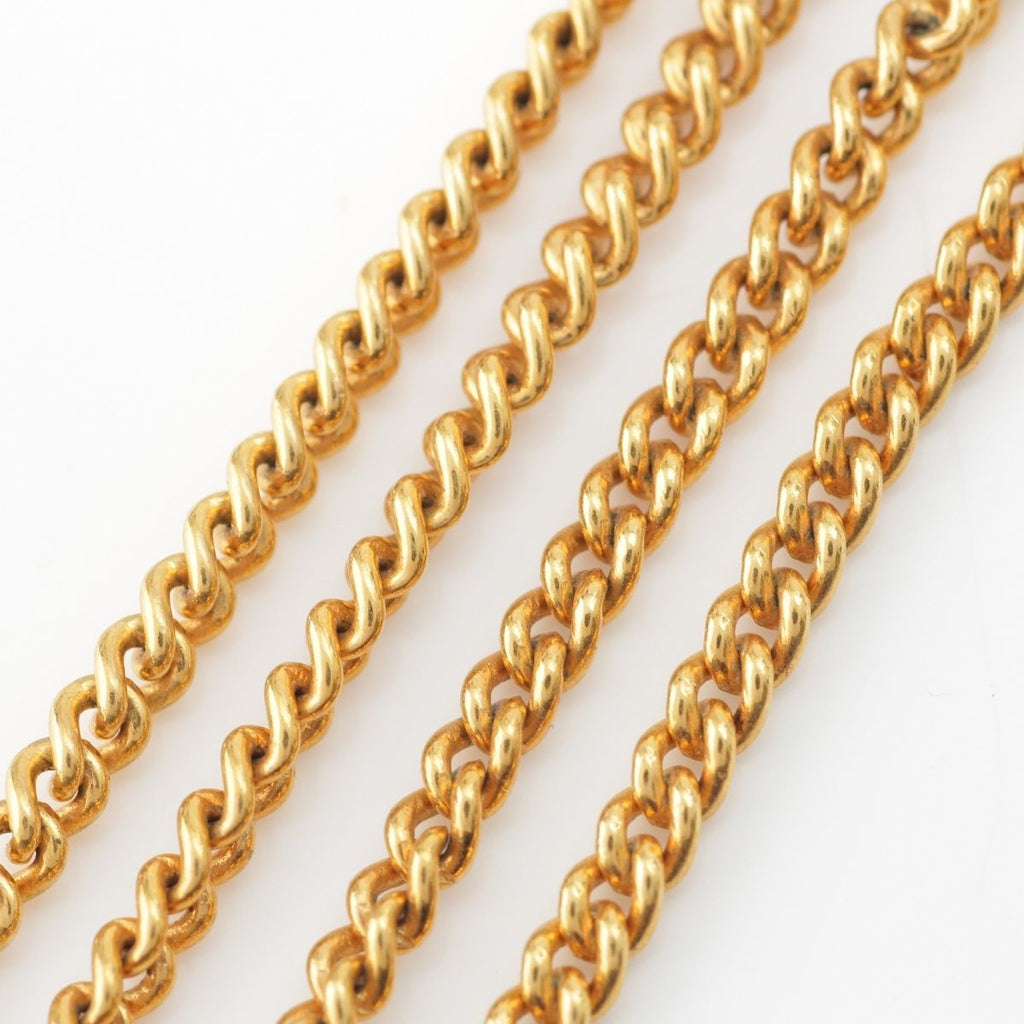 Celine Faux Pearl Necklace Gold — view 6