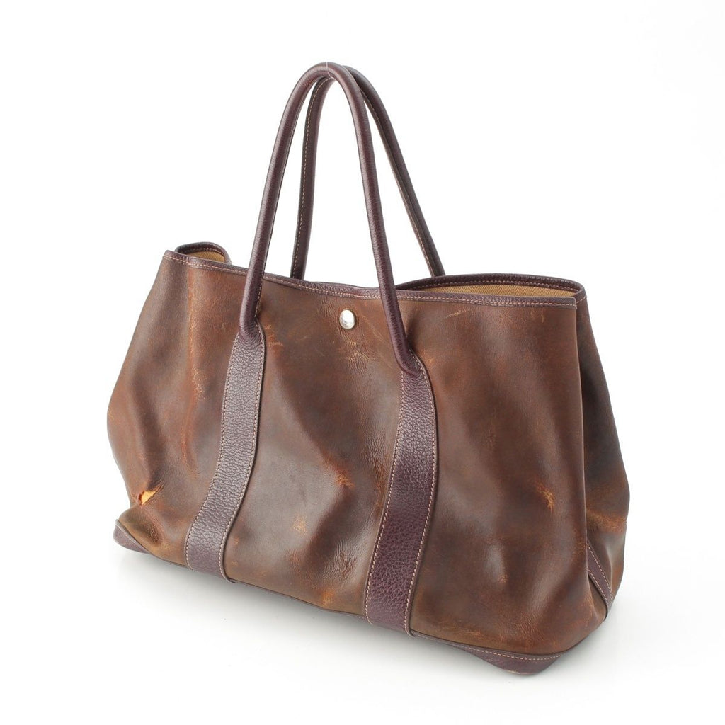 Hermes Garden Party Amazonia Tote Brown PM — view 2