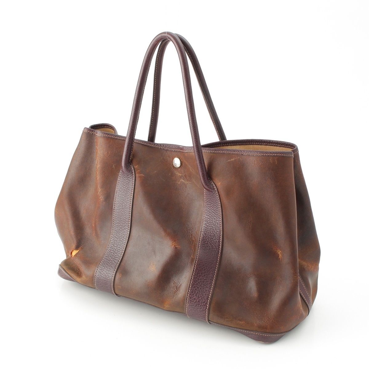 Hermes Garden Party Amazonia Tote Brown PM — view 2