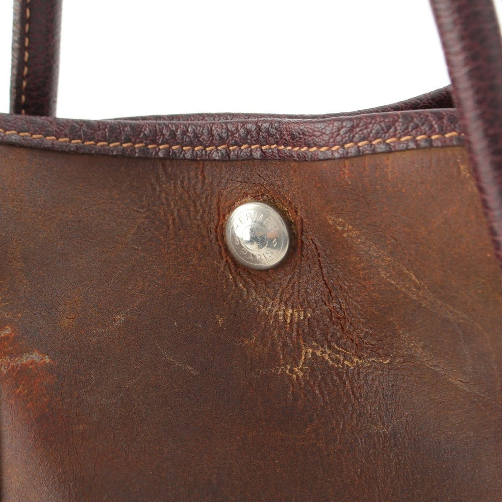 Hermes Garden Party Amazonia Tote Brown PM — view 7