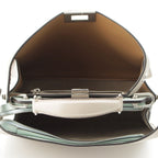 Fendi Peekaboo I-see-you Leather 2-Way Shoulder Handbag Beige — view 6