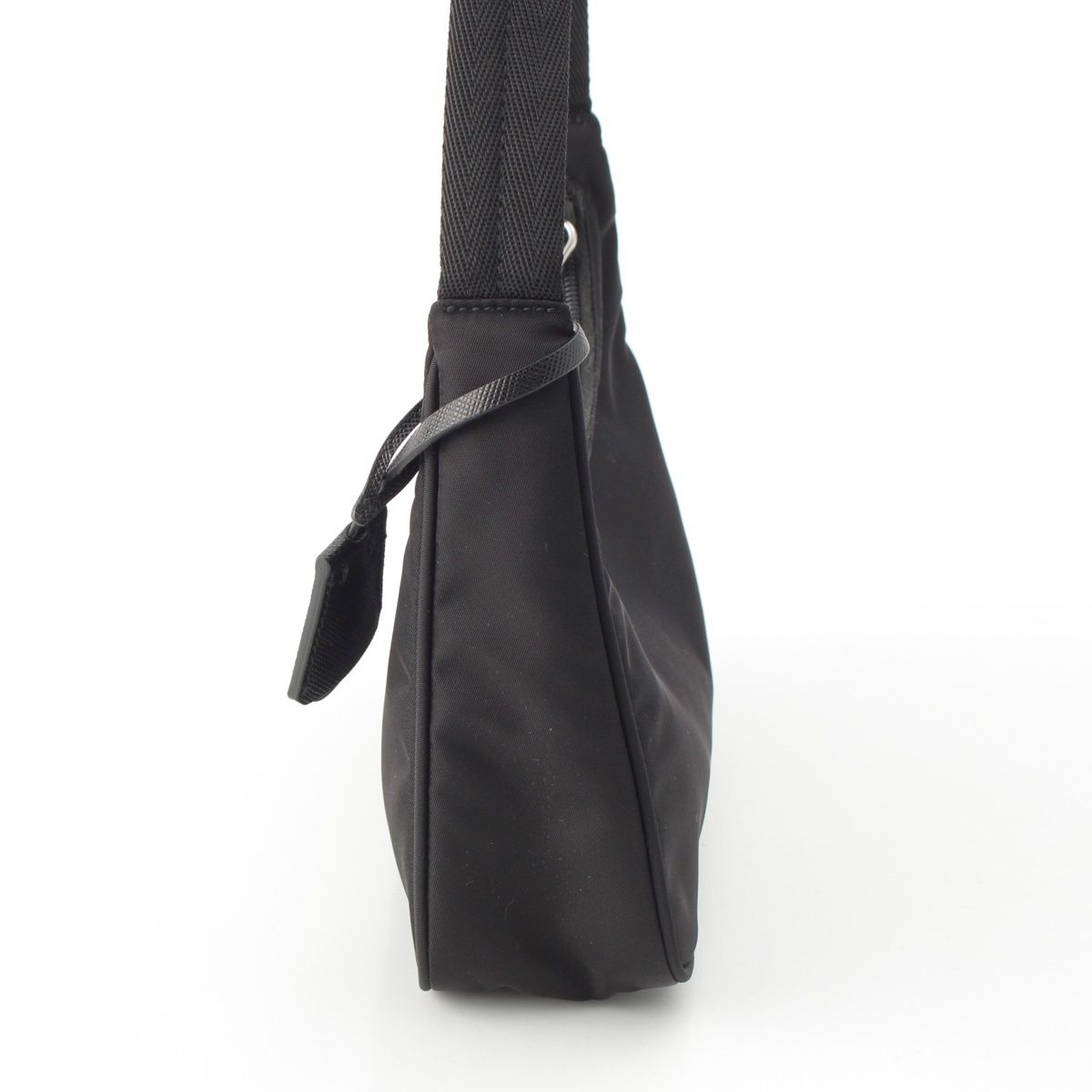 Prada Re Edition Logo Shoulder Bag Black — view 3