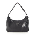 Prada Re Edition Logo Shoulder Bag Black