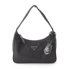 Prada Re Edition Logo Shoulder Bag Black