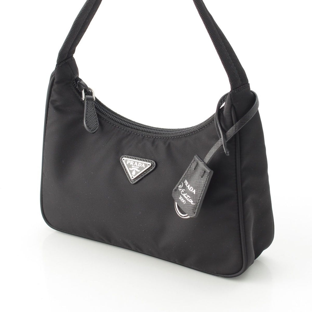 Prada Re Edition Logo Shoulder Bag Black — view 2