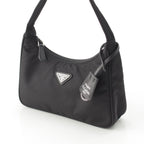 Prada Re Edition Logo Shoulder Bag Black — view 2