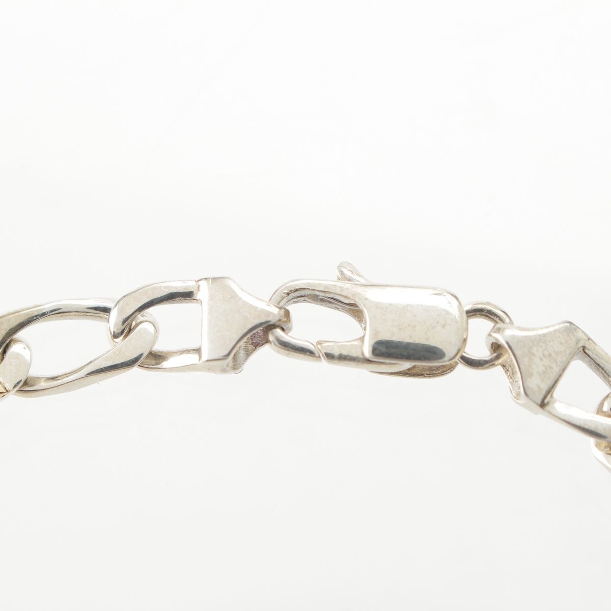 Tiffany & Co Figaro Chain Bracelet 925/750 Silver Gold — view 6