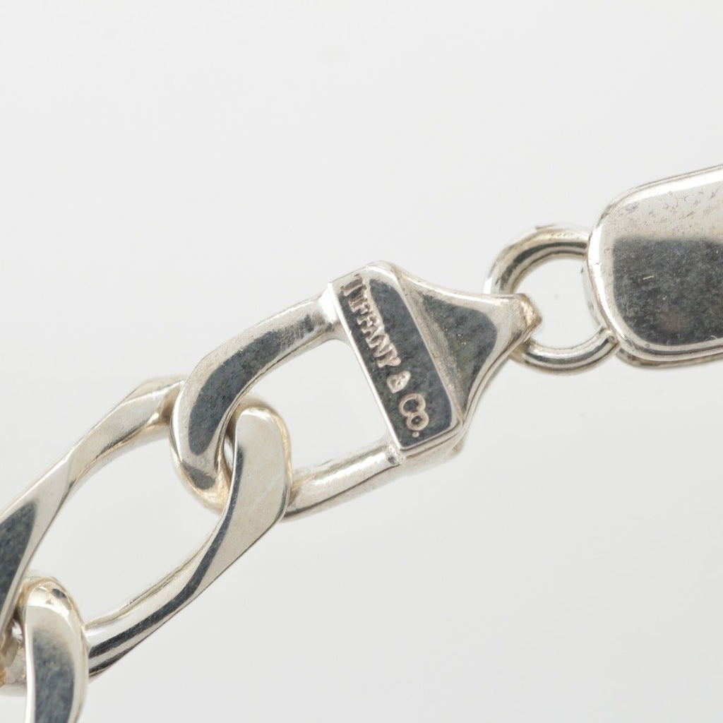 Tiffany & Co Figaro Chain Bracelet 925/750 Silver Gold — view 9