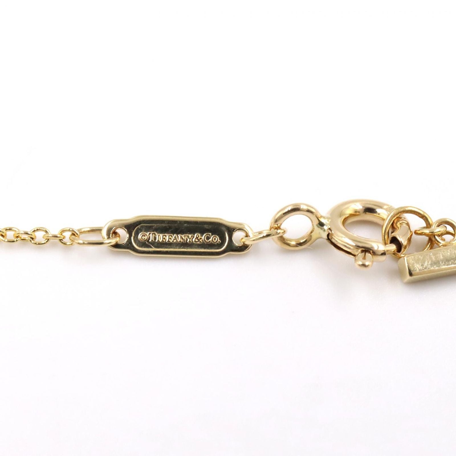 Tiffany & Co Necklace T Smile Mini Diamond 40.5 45.5 cm 18k — view 4