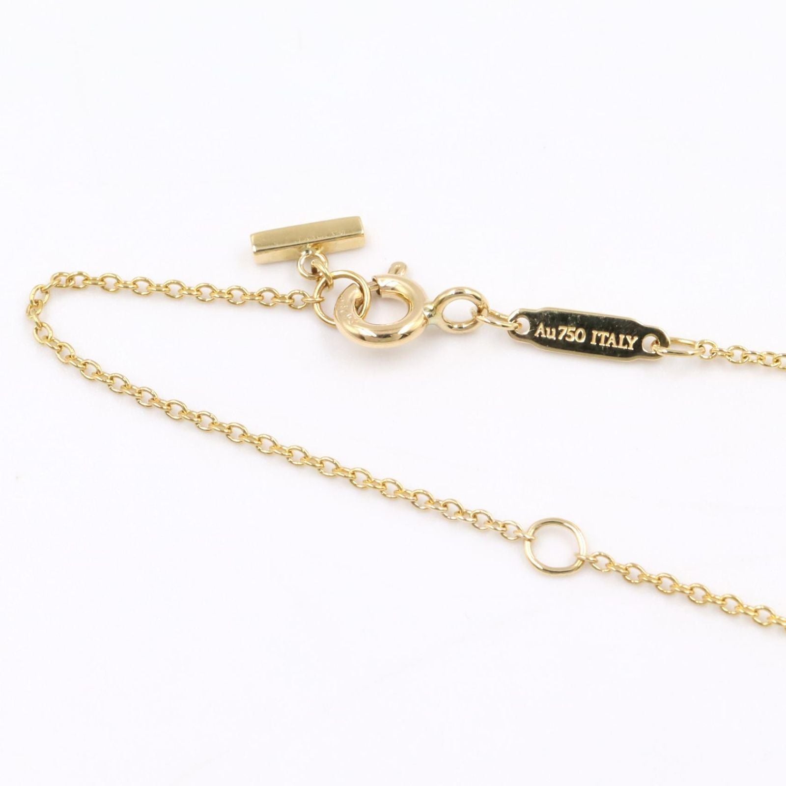 Tiffany & Co Necklace T Smile Mini Diamond 40.5 45.5 cm 18k — view 5