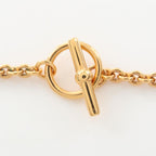 Hermes Necklace Medaille Blason Gold — view 4