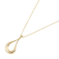 Tiffany & Co Necklace Teardrop Open Heart 40.5 cm 18k
