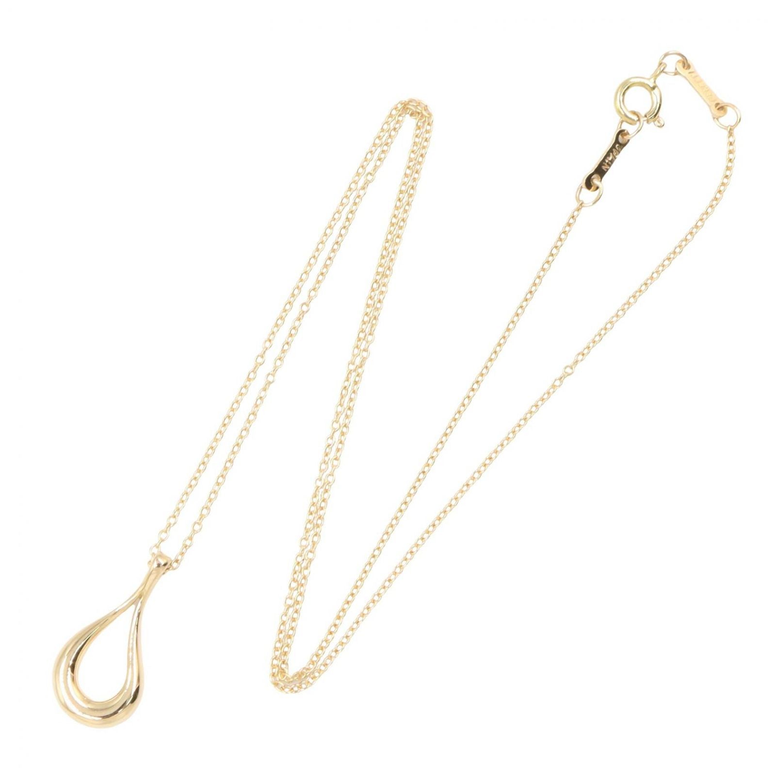 Tiffany & Co Necklace Teardrop Open Heart 40.5 cm 18k — view 2