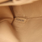 Chanel Shoulder Bag Quilted Double Flap Beige Lambskin Chain — view 5