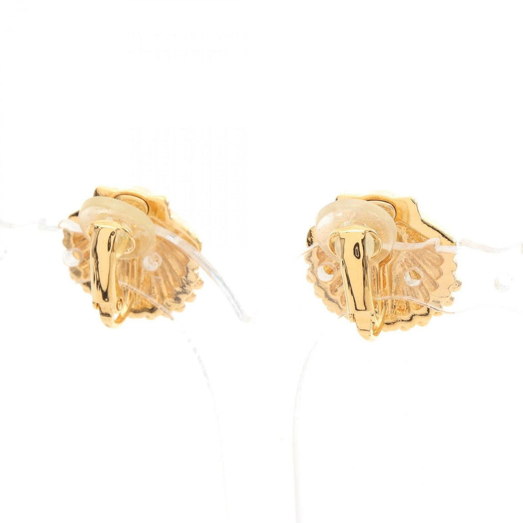 Chanel Earrings CC Logo Shell Motif — view 2