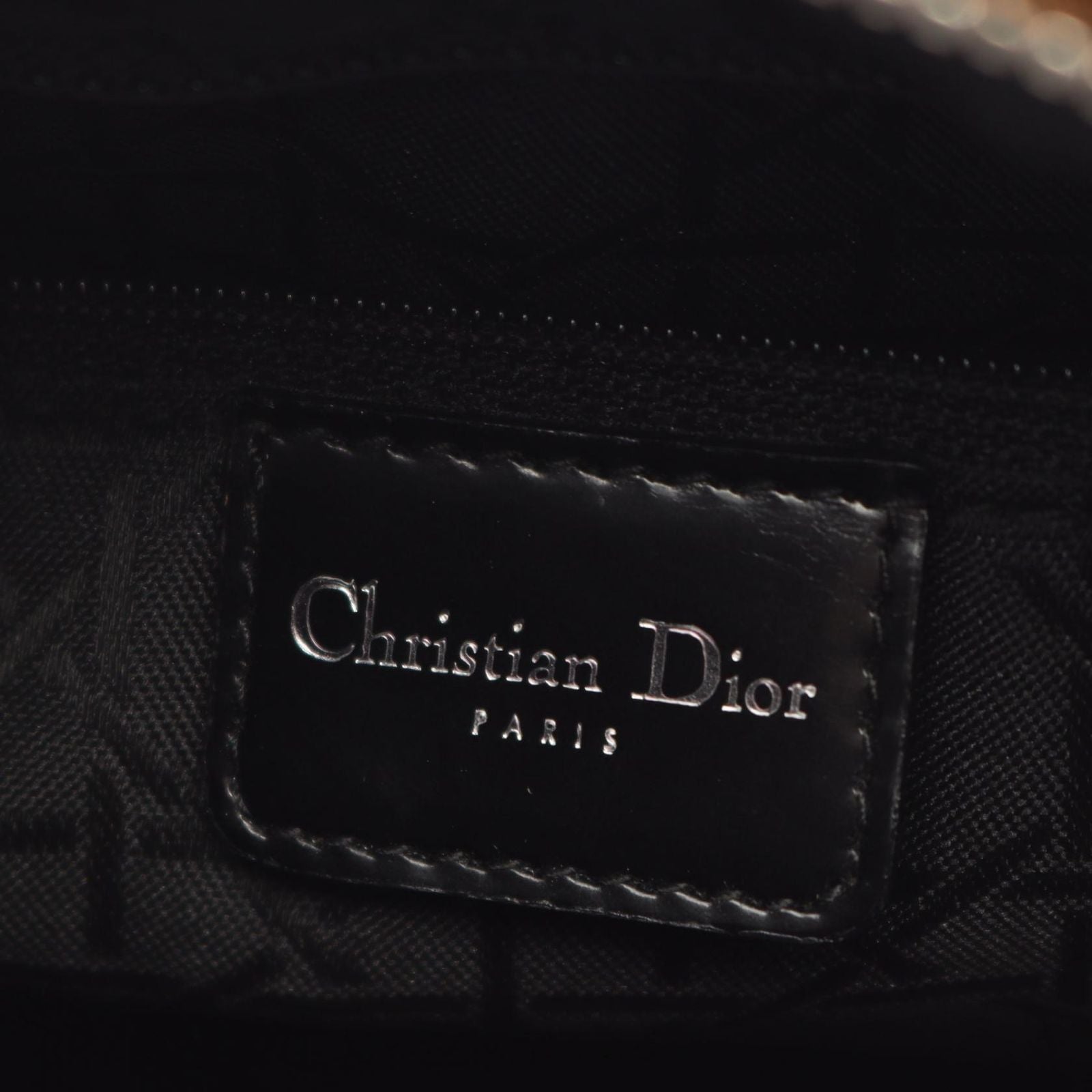 Dior Handbag Lady Dior Leopard 2-Way Brown Black Canvas Lady Dior Tote — view 4