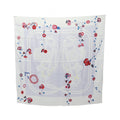 Hermes Scarf Carre 90 Brides Fleuries Silk