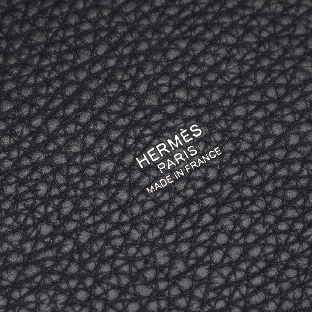 Hermes Handbag Picotin Lock PM Blue Nuit Leather — view 4