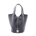 Hermes Handbag Picotin Lock PM Blue Nuit Leather