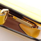 Fendi Handbag Peekaboo ISeeU East Waist 2-Way Yellow Leather — view 7