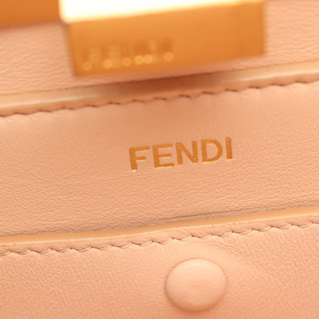 Fendi Handbag Peekaboo ISeeU East Waist 2-Way Yellow Leather — view 4