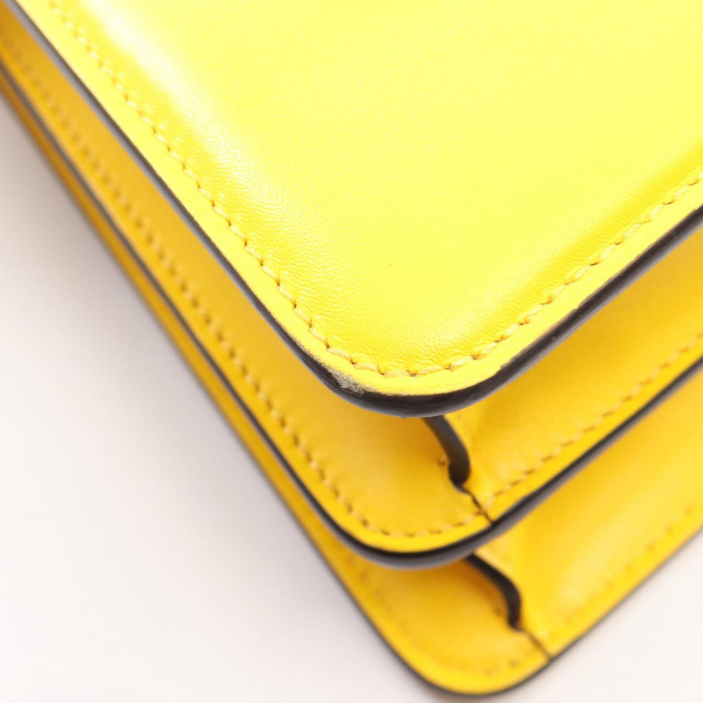 Fendi Handbag Peekaboo ISeeU East Waist 2-Way Yellow Leather — view 6