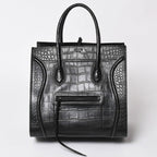 Celine Phoebe Philo Era Square Luggage Phantom Leather Black Handbag