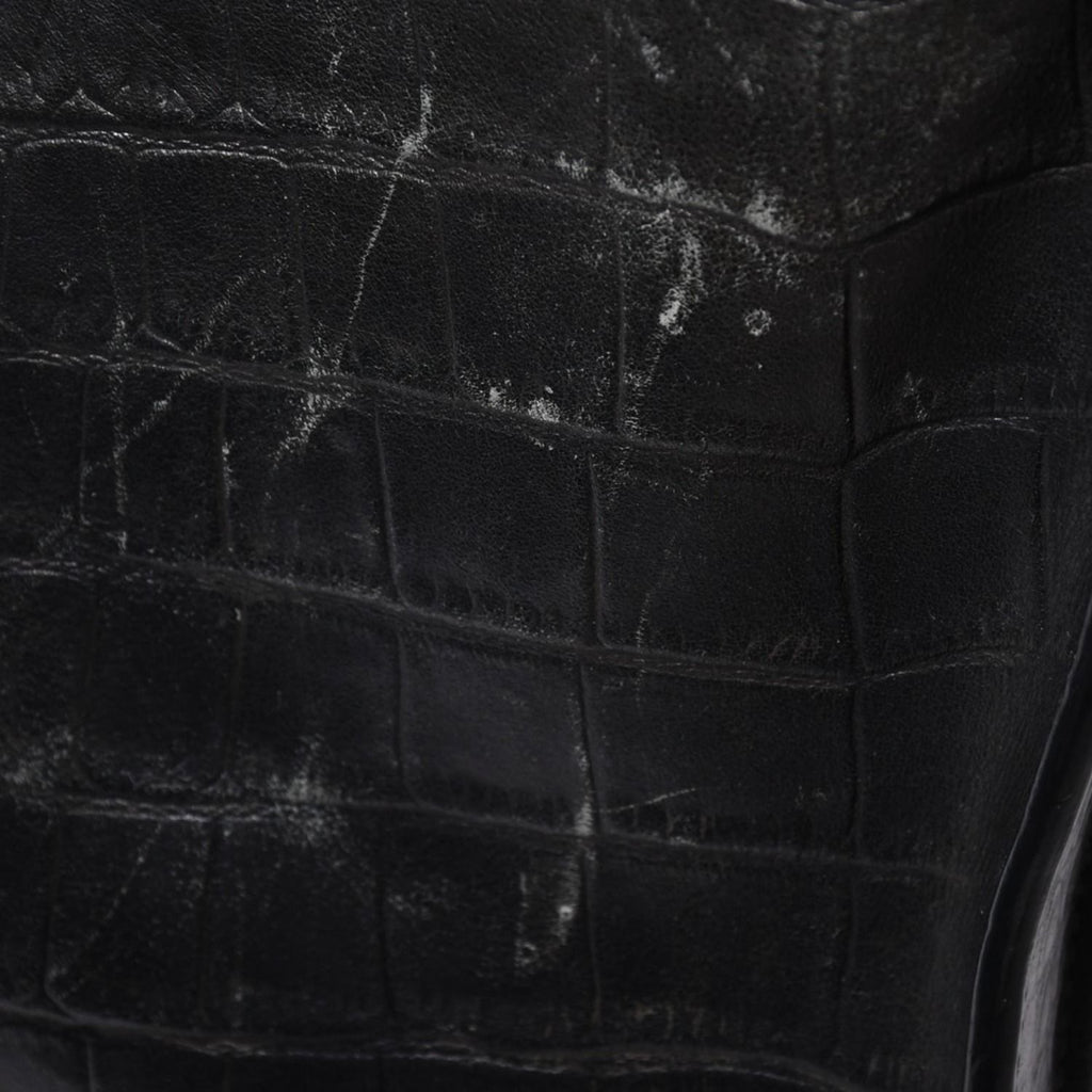 Celine Phoebe Philo Era Square Luggage Phantom Leather Black Handbag — view 6