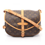 Louis Vuitton Shoulder Bag Saumur 30 Canvas Leather